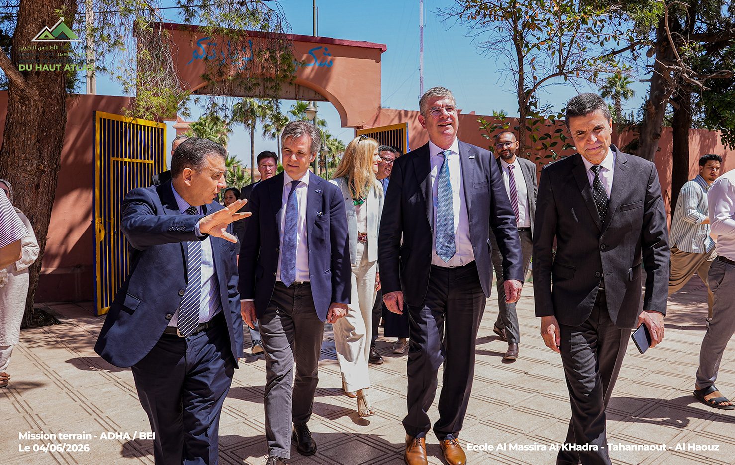 ADHA-BEI : Une mission de terrain à Al Haouz pour constater l’avancement des projets de reconstruction et de réhabilitation — 1