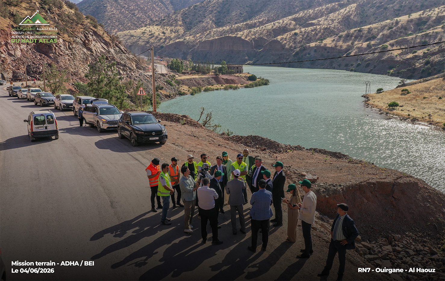 ADHA-BEI : Une mission de terrain à Al Haouz pour constater l’avancement des projets de reconstruction et de réhabilitation — 1